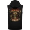 Pánská Mikina Bez Rukávů S Kapucí Born To Hell Záda