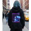 Dámská Oversize Mikina Na Zip S Kapucí Metaverse Modelka