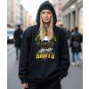 Dámská Oversize Mikina S Kapucí Přes Hlavu Beats předek Modelka