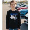 Dětské Černé Tričko S Dlouhým Rukávem Mustang Shelby Model