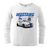 Dětské Bílé Tričko S Dlouhým Rukávem Mustang Shelby