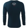 Pánské Tričko s Dlouhým Rukávem NAVY Záda All Gas komprese