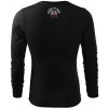 Pánské Tričko s Dlouhým Rukávem All Gas label zada komprese