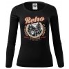 Dámské Tričko S Dlouhým Rukávem Retro Cafe Racer komp