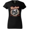 Dámské Tričko S Krátkým Rukávem Retro Cafe Racer komp