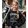 Dětská Mikina Přes Hlavu S Kapucí Chopper Born To Ride manekyn koprese