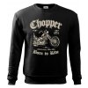 Dětská Mikina Přes Hlavu Bez Kapuce Chopper Born To Ride komp