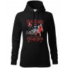 Dámská Mikina Přes Hlavu S Kapucí Hot Rods And Pin Up komp