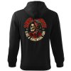 Pánská mikina Na Zip Santa Muerte Hanziwork Fan komprese