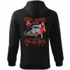 Pánská Mikina Na Zip S Kapucí Hot Rods Pin Up komp