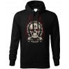 Pánská Mikina Přes Hlavu S Kapucí Fire Skull komp
