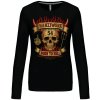 Dámské Tričko S Dlouhým Rukávem Hanziwork Born To Hell komprese