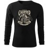 Pánské černé Tričko s Dlouhým Rukávem Custom Bike Chopper 1024 daceb8 kom