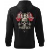Pánská Mikina Na Zip S kapucí Rebel Forever komp