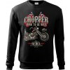 Pánská Mikina Přes Hlavu Bez Kapuce Chopper Born To Be Wild comp