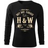 Pánské 4erné Tričko s Dlouhým Rukávem H&W 1024 kom
