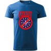 Pánské Tričko S Krátkým Rukávem Modré Velký CZexit komp