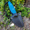 EDC nůž Kres, jeans micarta, modrá