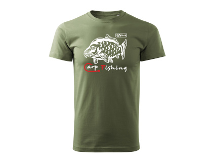 Triko pánské Big Carp HAPALI khaki