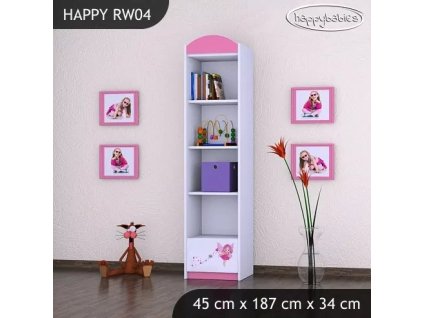 Regál Happy RW04 - čarodějka (Barva bílá)