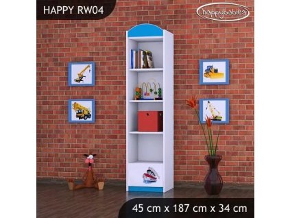 Regál Happy RW04 - velká loď (Barva bílá)