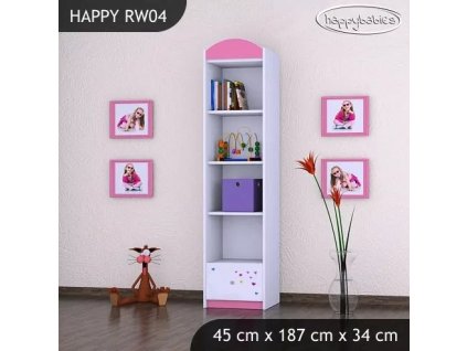 Regál Happy RW04 - pejsek se srdcem (Barva bílá)