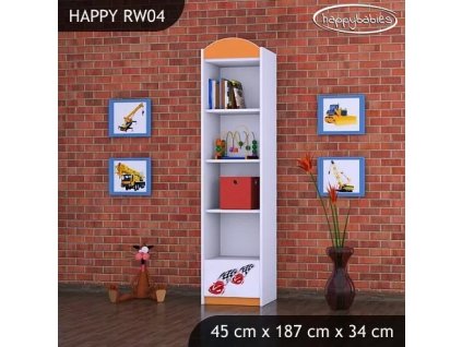 Regál Happy RW04 - závod F1 (Barva bílá)