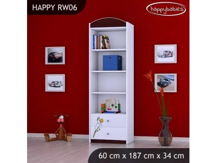 Regál Happy RW06 - pirát (Barva bílá)