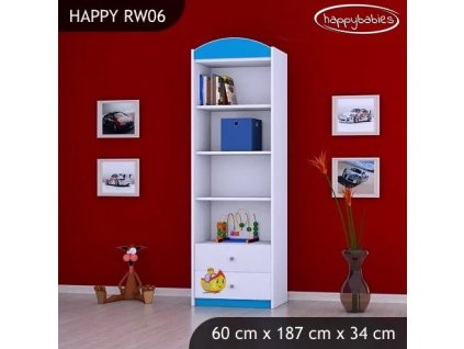 Regál Happy RW06 - loď (Barva bílá)