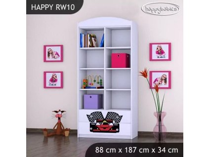 Regál Happy RW10 -ferarri (Barva bílá)