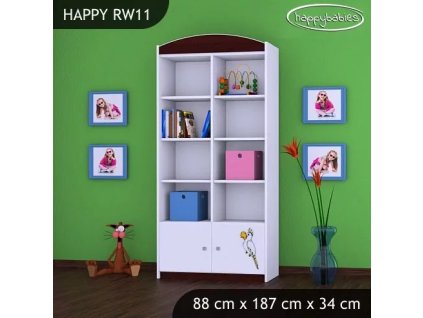 Regál Happy RW11 - pirát (Barva bílá)