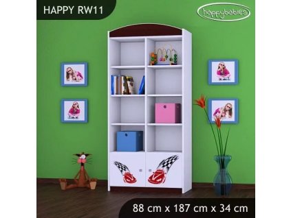 Regál Happy RW11 - závod F1 (Barva bílá)