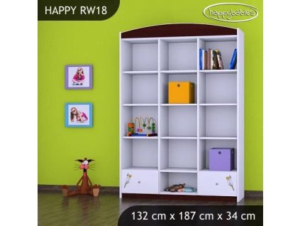 Regál Happy RW18 - pirát (Barva bílá)