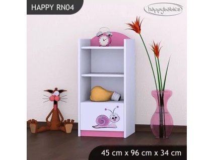 Regál Happy RN04 - slimák (Barva bílá)