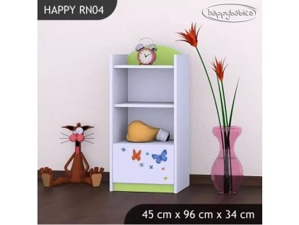 Regál Happy RN04 - sloník (Barva bílá)
