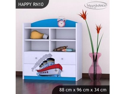 Regál Happy RN10 - velká loď (Barva bílá)