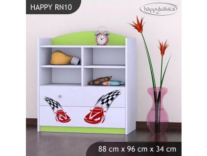 Regál Happy RN10 - závod F1 (Barva bílá)