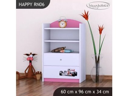 Regál Happy RN06 - formule (Barva bílá)