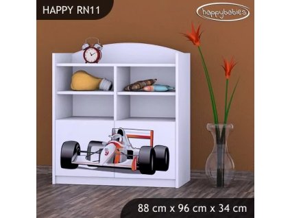 Regál Happy RN11 - formule (Barva bílá)