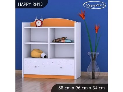 Regál Happy RN13 - víla se srdcem (Barva bílá)