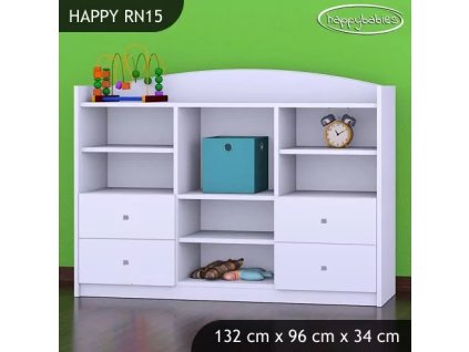 Regál Happy RN15 - bez motivu (Barva bílá)