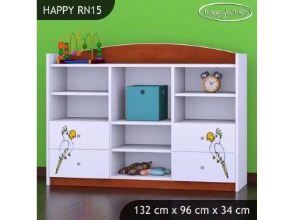 Regál Happy RN15 - pirát (Barva bílá)