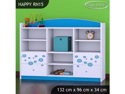 Regál Happy RN15 - letadlo (Barva bílá)