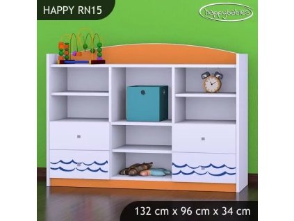 Regál Happy RN15 - loď (Barva bílá)