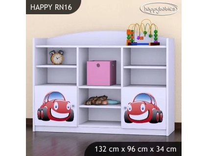 Regál Happy RN16 - auto (Barva bílá)