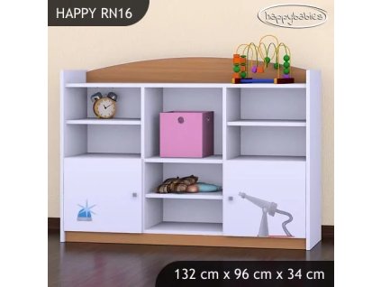 Regál Happy RN16 - hasičské auto (Barva bílá)