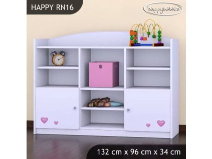 Regál Happy RN16 - zamilovaný skřítek (Barva bílá)