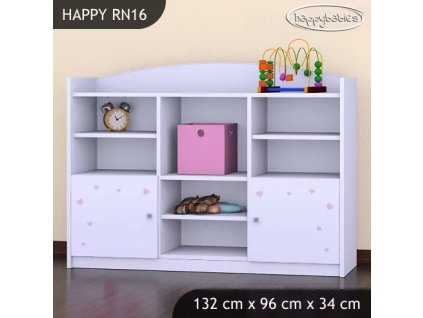 Regál Happy RN16 - zelená čarodějka (Barva bílá)