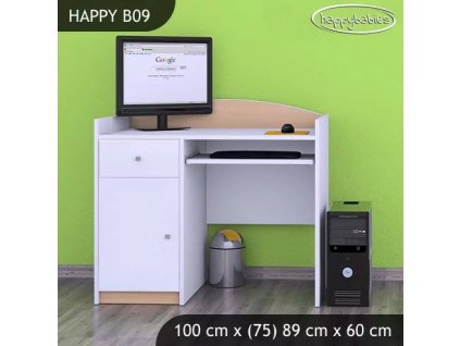 Psací stůl Happy B09 - bez motivu (Barva bílá)
