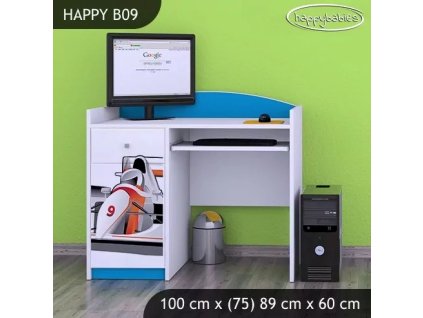 Psací stůl Happy B09 -  formule (Barva bílá)